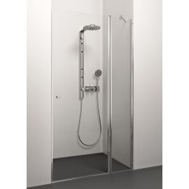 Стеклянная дверь Elegante 70cm 70ELE+ с прозрачным хромированным покрытием | Stikla Serviss | prof.lv Viss Online
