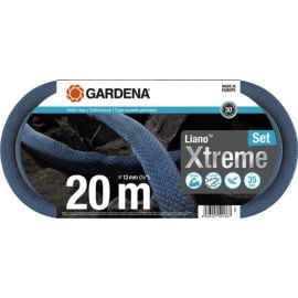 Шланг Gardena Liano Xtreme с насадкой для распыления и соединительными кранами | Для водопроводов и отопления | prof.lv Viss Online
