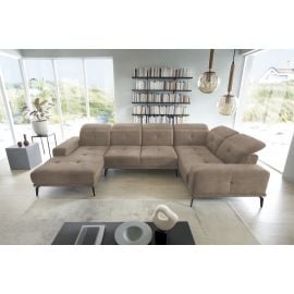 Eltap Neviro Loco Corner Sofa 201x350x77cm, Brown (CO-NEV-RT-20LO) | Sofas | prof.lv Viss Online