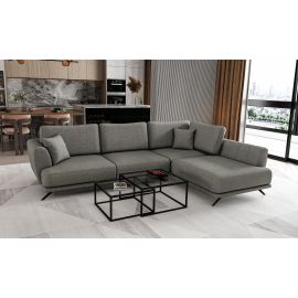 Eltap Larde Flores Corner Pull-Out Sofa 191x276x90cm, Grey (CO-LAR-RT-04FL) | Living room furniture | prof.lv Viss Online