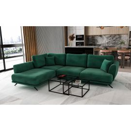 Eltap Larde Loco Corner Pull-Out Sofa 191x276x90cm, Green (CO-LAR-LT-35LO) | Corner couches | prof.lv Viss Online