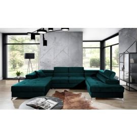 Eltap Eduardo Kronos Corner Pull-Out Sofa 202x345x90cm, Green (Edr_100) | Living room furniture | prof.lv Viss Online