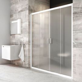 Ravak Blix BLDP4-140cm Shower Door H=190cm Grape White (0YVM0100ZG) | Ravak | prof.lv Viss Online