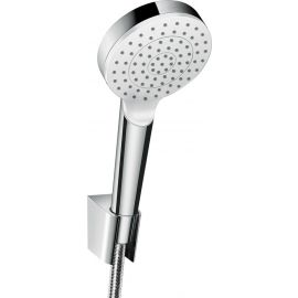 Hansgrohe Crometta Shower 100 1jet Shower Set with Holder and Shower Hose 160cm Chrome/White (26567400) | Shower sets | prof.lv Viss Online