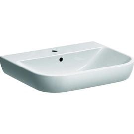 Geberit Smyle Bathroom Basin 60x48cm, White (500.228.01.1) | Bathroom sinks | prof.lv Viss Online