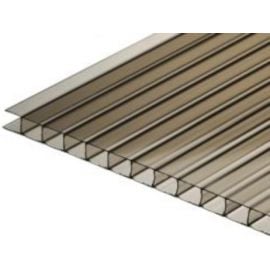 Polycarbonate Sheet 10mm, 1050x2000mm (2.1m2), 1500g/m2, Bronze | Roofing | prof.lv Viss Online