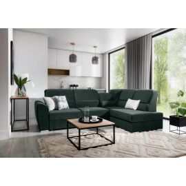 Eltap Siber Loco Corner Pull-Out Sofa 186x270x93cm, Green (CO-SIB-RT-35LO) | Corner couches | prof.lv Viss Online