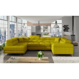 Eltap Letto Omega Corner Pull-Out Sofa 58x340x90cm, Yellow (Le_45) | Sofas | prof.lv Viss Online