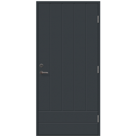 Viljandi Cecilia VU-T1 Exterior Door, Black, 888x2080mm, Right (13-00002) | Exterior doors | prof.lv Viss Online