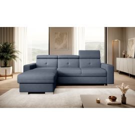 Eltap Fresia Poco Corner Pull-Out Sofa 176x247x104cm, Blue (CO-FR-LT-40PO) | Corner couches | prof.lv Viss Online