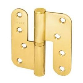 Hafele Door Hinge 100x88mm, Left, Polished Brass (926.20.080) | Hafele | prof.lv Viss Online