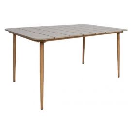 Дачный стол Home4You Norway 147x90 см, бежевый | Садовые столы | prof.lv Viss Online