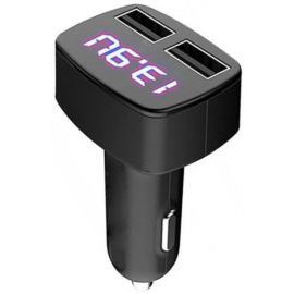 Platinet 44803 2x USB Car Charger 2.4A, Black | Car audio and video | prof.lv Viss Online