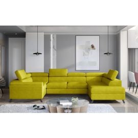 Eltap Escada Omega Corner Pull-Out Sofa 200x330x98cm, Yellow (Esc_36) | Sofas | prof.lv Viss Online