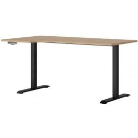 Electrically Adjustable Table 160x90cm Black/Oak (S479-BIU/160/90/B/P-DASN) | Black Red White | prof.lv Viss Online