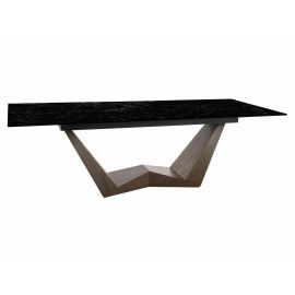 Virtuves galds Signal Bonucci Ceramic, 98x200-250x76cm, Melns (BONUCCICO200) | Signal | prof.lv Viss Online