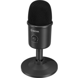 Микрофон для стола Boya BY-CM3, черный | микрофоны | prof.lv Viss Online