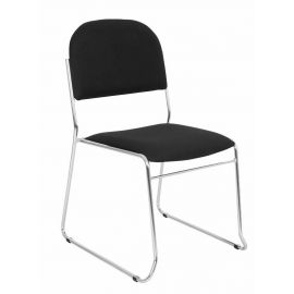 Кресло для посетителей Vesta New 42x49x85 см, черное | Стулья для посетителей | prof.lv Viss Online