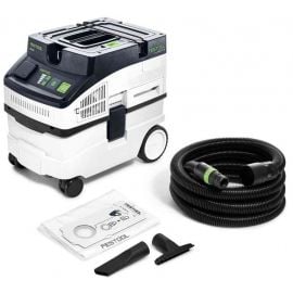 Festool CT 15 E Construction Dust Extractor, Black/White (577410) | Washing and cleaning equipment | prof.lv Viss Online