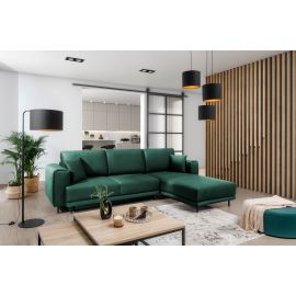 Eltap Dalia Cloud Corner Pull-Out Sofa 190x289x95cm, Green (CO-DAL-RT-35NU) | Corner couches | prof.lv Viss Online