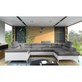 Eltap Thiago Sawana/Soft Pull-Out Corner Sofa 43x208x88cm, Grey (Th_07) | Corner couches | prof.lv Viss Online