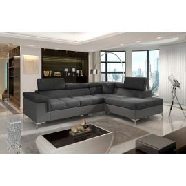 Eltap Eridano Inari/Soft Corner Pull-Out Sofa 202x275x90cm, Grey (ERI_18) | Corner couches | prof.lv Viss Online