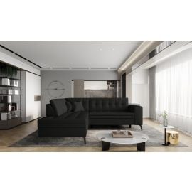 Eltap Lanvin Softis Corner Pull-Out Sofa 210x260x93cm, Black (CO-LAN-LT-11SOF) | Living room furniture | prof.lv Viss Online