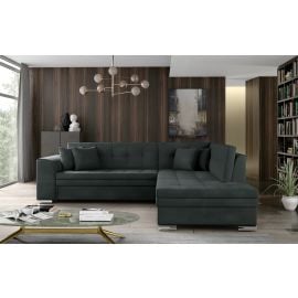 Eltap Pieretta Monolith Corner Pull-Out Sofa 58x260x80cm, Grey (Prt_52) | Corner couches | prof.lv Viss Online