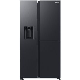Samsung RH68B8840B1/EF Side By Side Refrigerator, Black | Divdurvju, Side by Side ledusskapji | prof.lv Viss Online