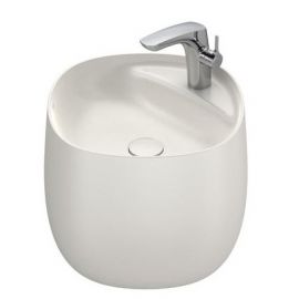 Roca Beyond Bathroom Sink 46x47cm, Beige (A3270B1650) | Bathroom sinks | prof.lv Viss Online