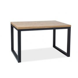 Signal Loras II Coffee Table, 120x80x77cm, Oak, Black (LORAS2DC120) | Living room furniture | prof.lv Viss Online