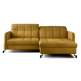 Eltap Lorelle Monolith Corner Pull-Out Sofa 160x225x105cm, Yellow (Lore_06) | Sofas | prof.lv Viss Online