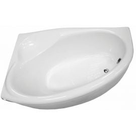 Spn Vanessa 94x153cm Bath Mat Circular Side, White (BT-516-L) | Corner baths | prof.lv Viss Online