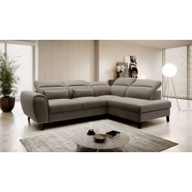 Eltap Noble Vero Corner Pull-Out Sofa 201x255x100cm, Beige (CO-NOB-RT-18VER) | Living room furniture | prof.lv Viss Online