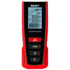 Sola Metron 60 BT Laser Distance Meter with Rechargeable Battery 60m | Measuring, marking & levels | prof.lv Viss Online