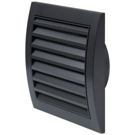Europlast ND10A Ventilation Grille, 153x148mm, Black | Ventilation grilles | prof.lv Viss Online
