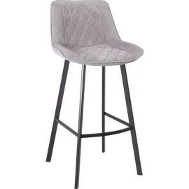 Home4you Naomi Bar Chair Grey | Bar chairs | prof.lv Viss Online