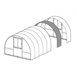 Baumera Classic Easy Greenhouse Extension 2m, 6mm, Transparent (4779037492688) | Greenhouse | prof.lv Viss Online