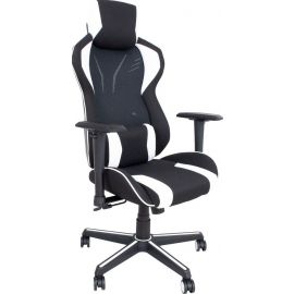 Дом4вас Мастер-2 Офисное кресло Черно-белое | Игровые стулья | prof.lv Viss Online