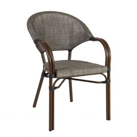 Дачное кресло Home4You Bambus 57x61x84 см, бежевое (18624) | Садовые стулья | prof.lv Viss Online