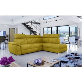 Eltap Loreto Omega Corner Pull-Out Sofa 60x260x102cm, Yellow (Lor_04) | Corner couches | prof.lv Viss Online