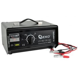 Geko G80006 Battery Charger, 6/12/24V, 200Ah, 15A | Batteries and chargers | prof.lv Viss Online