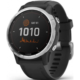 Garmin Fenix 6S Solar Silver/Black Smartwatch (010-02409-00) | Watches | prof.lv Viss Online