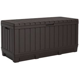 Keter Kentwood Storage Box, 128x53.6x59cm, Brown (29210604590) | Garden boxes | prof.lv Viss Online