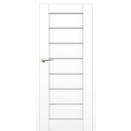 Vivento Loredo 02 DO 21-10 Laminated Door Set - Frame, MDF Box, 3 Hinges, Lock, White Matte Eco Finish | Doors | prof.lv Viss Online