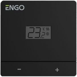 Термостат Engo EASY230B для теплого пола 230V, черный (1982501) | Регуляторы, клапаны, автоматика | prof.lv Viss Online