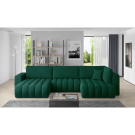Stūra Dīvāns Izvelkams Eltap Bonito Nube 175x350x92cm, Zaļš (CO-BON-LT-35NU) | Stūra dīvāni | prof.lv Viss Online