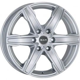 Mak King 6 Silver 6.5x16, 6x125 Alloy Wheels (F65606KSI50QZ) | Discs | prof.lv Viss Online