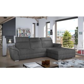 Eltap Trevisco Paros Corner Pull-Out Sofa 216x272x100cm, Grey (Tre_56) | Corner couches | prof.lv Viss Online