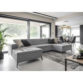 Eltap Vertizo Type Corner Pull-Out Sofa 170x350x93cm, Grey (CO-VER-UV-04TI) | Living room furniture | prof.lv Viss Online